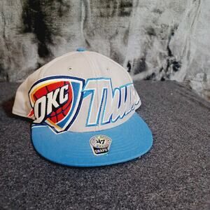 Oklahoma City Thunder Basketball SnapBack Hat 47 Brand